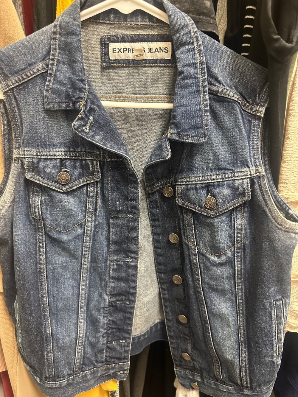 Express Denim Vest